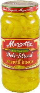 MEZZETTA 16oz HOT BANANA PEPPER RINGS