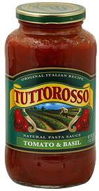 TUTTOROSSO 24oz PASTA SAUCE TOMATO & BASIL