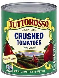 TUTTOROSSO 28oz CRUSHED TOMATOES W/BASIL