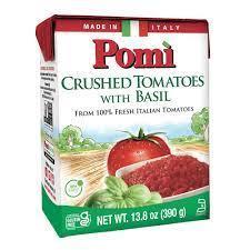 POMI 13.8oz CRUSHED TOMATO W/ BASIL