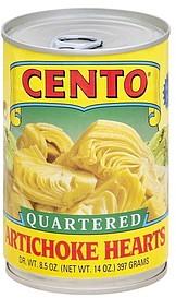CENTO 14oz ARTICHOKE HEARTS QUATERED