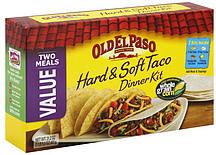 OLD EL PASO 21.2oz HARD & SOFT TACO DINNER 2 KIT FAMILY SIZE
