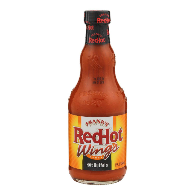 FRANK'S RED HOT 12oz HOT BUFFALO WING SAUCE