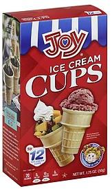 JOY 1.75oz ICE CREAM CUPS 12CT
