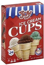 JOY 3.5oz ICE CREAM CUPS 24CT