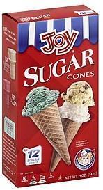 JOY 5oz SUGAR CONES 12CT