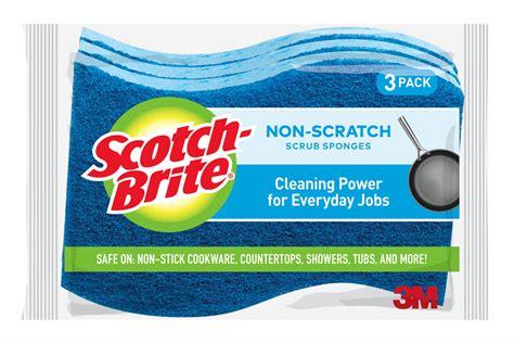 SCOTCH BRITE 3ct NON SCRATCH SCRUB SPONGES