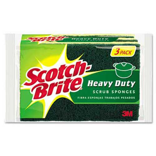 SCOTCH BRITE 3CT HEAVY DUTY SPONGES