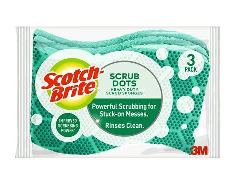 SCOTCH BRITE 6ct SCRUB DOTS NON SCRATCH SCRUB SPONGES