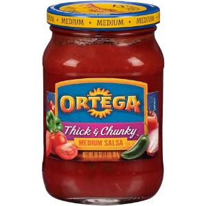 ORTEGA - 16oz THICK & CHUNKY SALSA, MEDIUM
