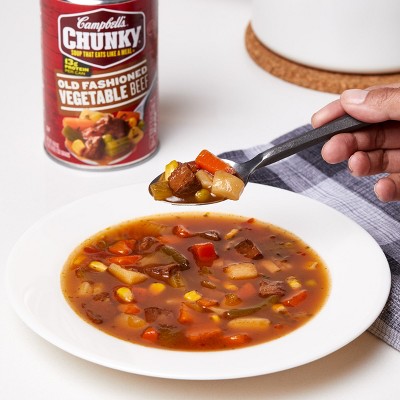 CAMPBELLS CHUNKY 18.8OZ OLD FASHIONED VEGETABLE BEEF SOUP 