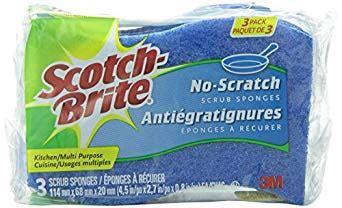 SCOTCH BRITE 6ct NON SCRATCH SCRUB SPONGES