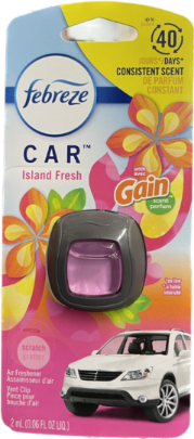 FEBREZE 0.06oz ISLAND FRESH CAR FRESHNER
