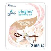 GLADE 1.34oz SHEER VANILLA EMBRACE SCENTED OIL PLUGINS