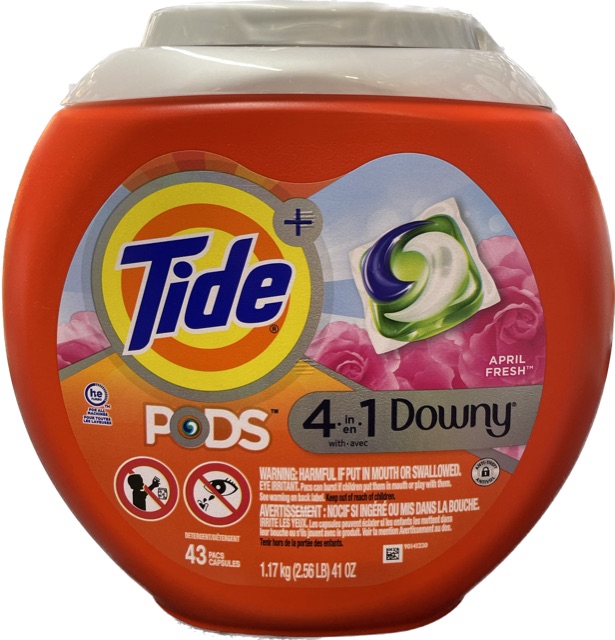 TIDE 41oz PODS+ HE 4IN1 DOWNY APRIL FRESH 43CT