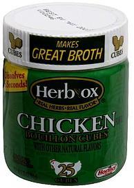 HERBOX 3.33oz CHICKEN BOUILLON CUBES 25CT