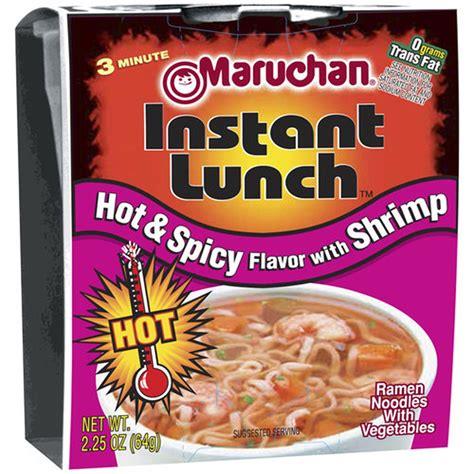 MARUCHAN 2.25oz INSTANT LUNCH HOT & SPICY W/SHRIMP RAMEN CUP