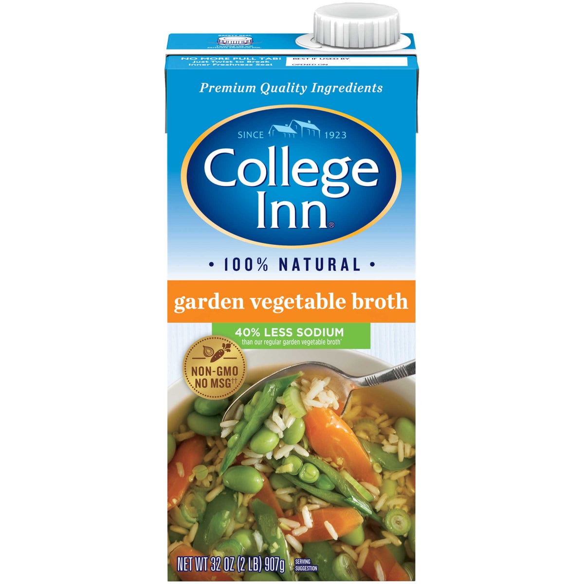 COLLEGE INN 32oz LOW SODIUM VEGETABLE BROTH