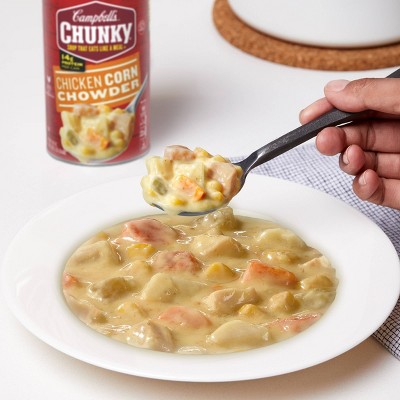 CAMPBELLS CHUNKY 18.8OZ CHICKEN CORN CHOWDER SOUP 