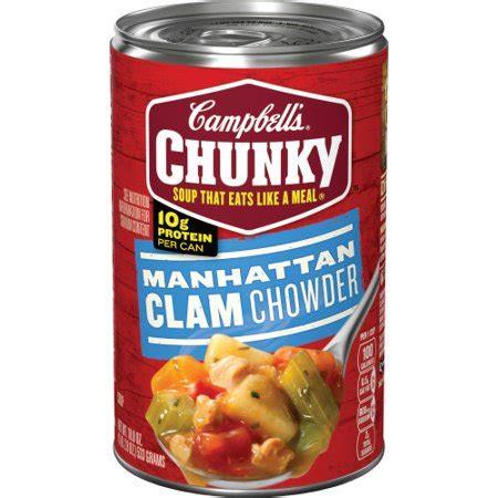 CAMPBELL 18.8oz CHUNKY MANHATTAN CLAM CHOWDER