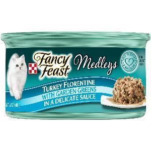 FANCY FEAST MEDLEYS 3oz TURKEY FLORENTINE