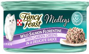 FANCY FEAST MEDLEYS 3oz WILD SALMON FLORENTINE