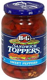 B&G 16oz SANDWICH TOPPERS SWEET PEPPERS