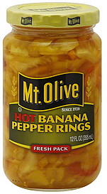 MT OLIVE 12oz HOT BANANA PEPPER RINGS