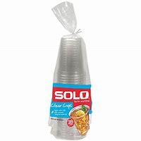 SOLO 28ct CLEAR CUPS 18OZ