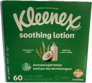 KLEENEX 60ct SOOTHING LOTION