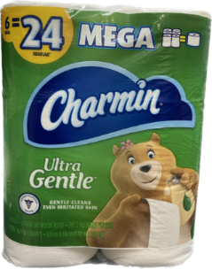 CHARMIN 6=24 MEGA ULTRA GENTLE