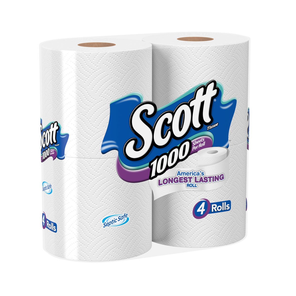 SCOTT 4pk 1000 SHEETS