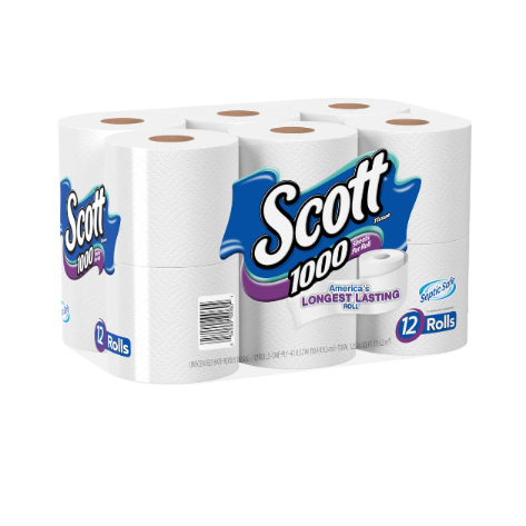 SCOTT 12pk 1000 SHEETS