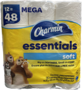 CHARMIN 12=48 MEGA ESSENTIALS SOFT