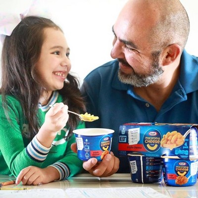 KRAFT 8.2oz MACARONI & CHEESE, TRIPLE CHEESE (4CT)