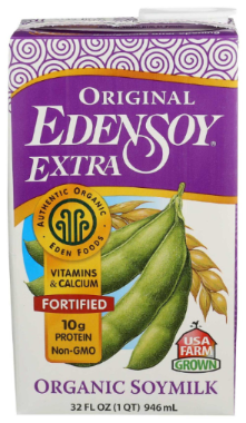 EDEN FOODS 32oz ORGANIC SOYMILK, EXTRA