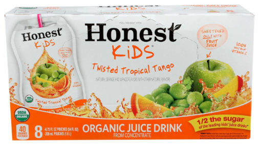 HONEST KIDS 8pk TROPICAL TANGO