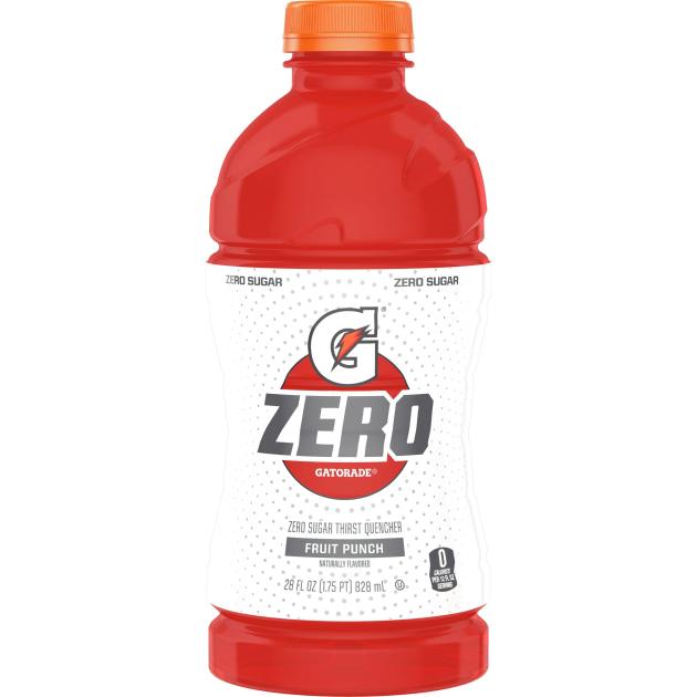 GATORADE 28oz G ZERO FRUIT PUNCH