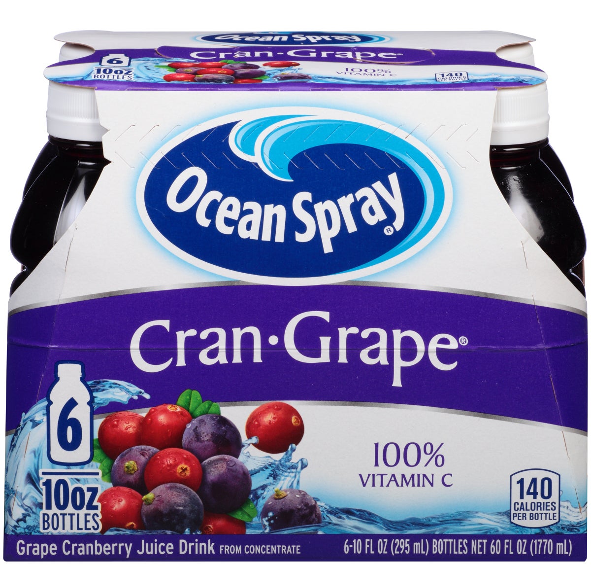 OCEAN SPRAY 10oz CRANBERRY GRAPE