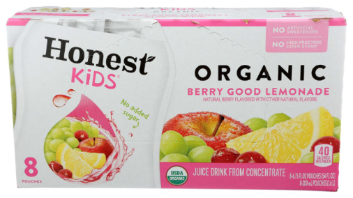 HONEST KIDS 8pk BERRY GOOD LEMONADE