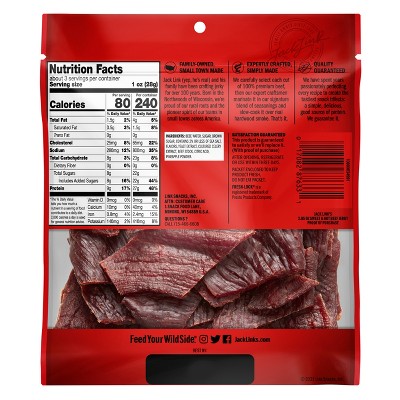 JACK LINK'S 2.85oz SWEET & HOT BEEF JERKY