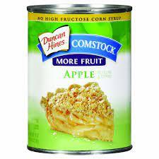 DUNCAN HINES 21oz COMSTOCK PIE FILLING MORE FRUIT APPLE