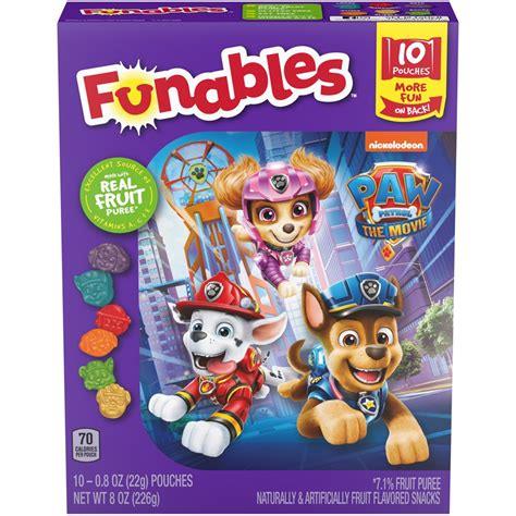 FUNABLES 8oz FRUIT SNACKS PAW PATROL