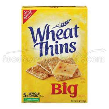WHEAT THINS 8oz WHOLE GRAIN BIG 