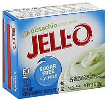 JELLO 1oz PUDDING PISTACHIO SUGAR FREE FAT FREE