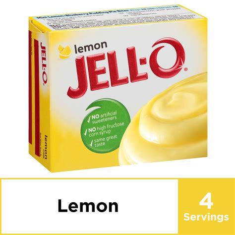 JELLO 3.4oz PUDDING LEMON