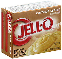 JELLO 3.4oz PUDDING COCONUT CREAM