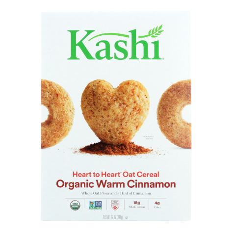 KASHI CEREAL 12oz OAT HEART TO HEART WARM CINNAMON