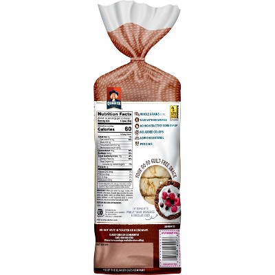 QUAKER CHOCOLATE CRUNCH LARGE RICE - CAKES 7.23OZ
