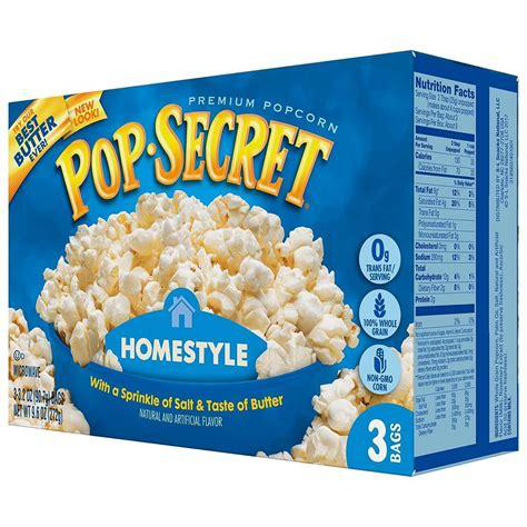 POPSECRET 9.6oz POPCORN HOMESTYLE BUTTER